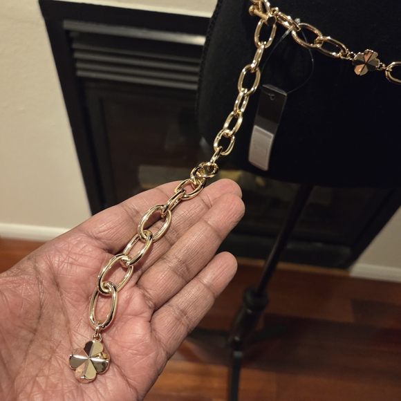 Kate Spade Flower Spade Chain Belt